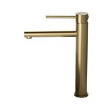 LuxeFlow – Mitigeur de Lavabo en Laiton Rosé Élégant