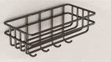 CornerSteel – Étagère d’Angle Murale pour Salle de Bain et Cuisine avec Support de Rangement en Métal
