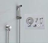 Douchette WC AquaClean Noire – Kit Bidet Mural en Acier Inoxydable pour Hygiène Quotidienne