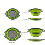 Passoire et Égouttoir Pliable en Silicone – EcoColander