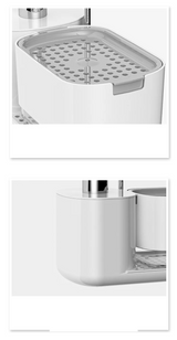 CleanMaster SoapStation 5-en-1 – Distributeur Multifonction avec Support Éponge et Torchons