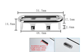 LuxDrain Elegance – Anneau de Trop-plein en Laiton pour Lavabo