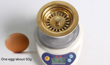 Ouboni – Passoire et Bouchon Pop-Up en Acier Inoxydable Fini Laiton Antique pour Évier de Cuisine