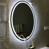 PureGlow Miroir LED Ovale avec Loupe