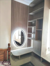 PureGlow Miroir LED Ovale avec Loupe